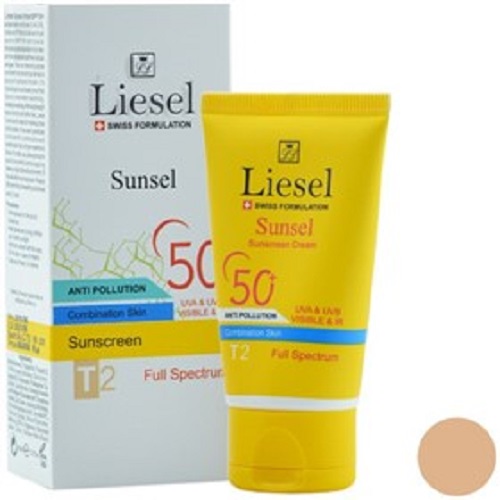 ضدآفتاب سانسل پوست مختلط لایسل 40 میلی لیترT2